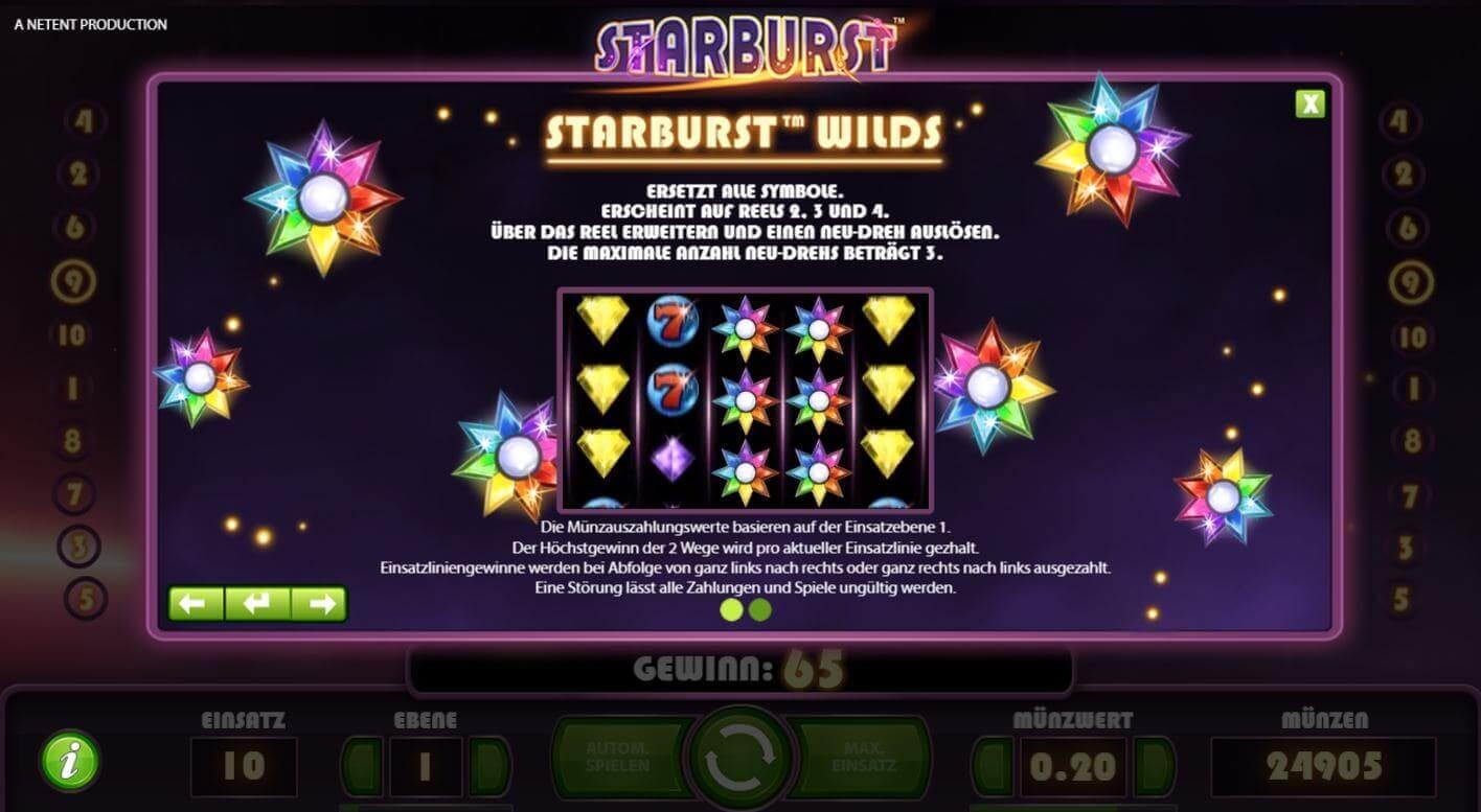 Starburst Regeln