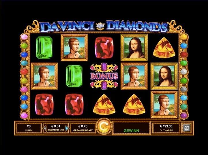 Davinci Diamonds Slot