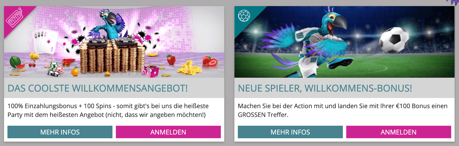 Willkommensangebot im Karamba Casino