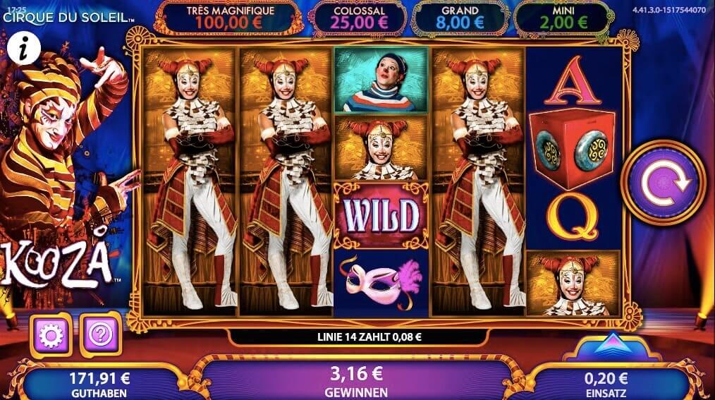 Kooza Slot Win