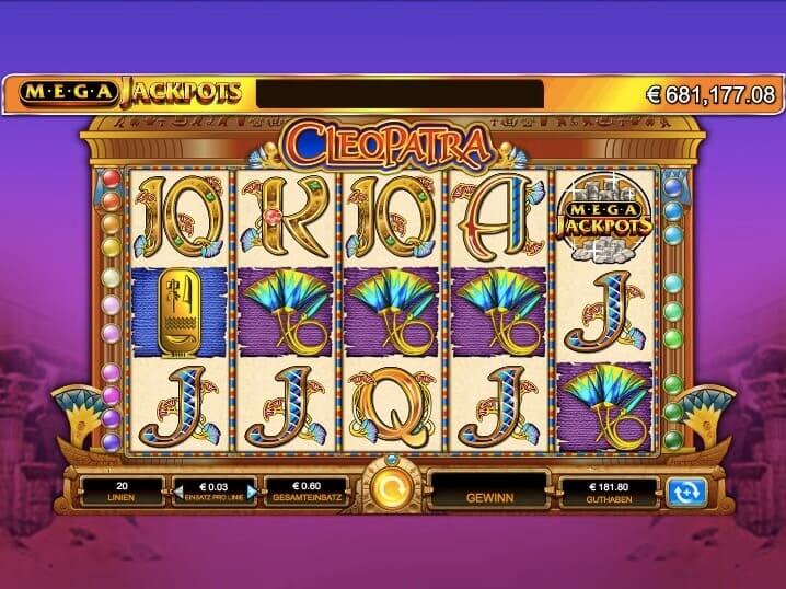 Cleopatra Mega Jackpots Slot