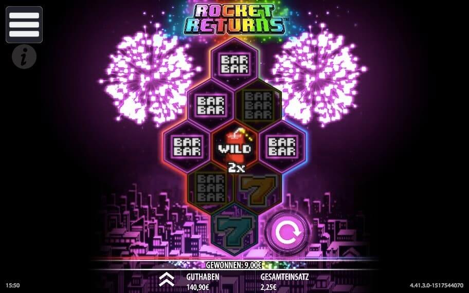 Rocket Returns Slot Win