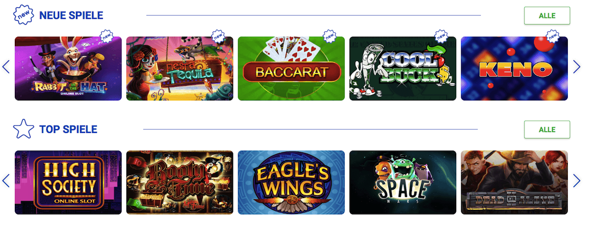 Slottica Spiele