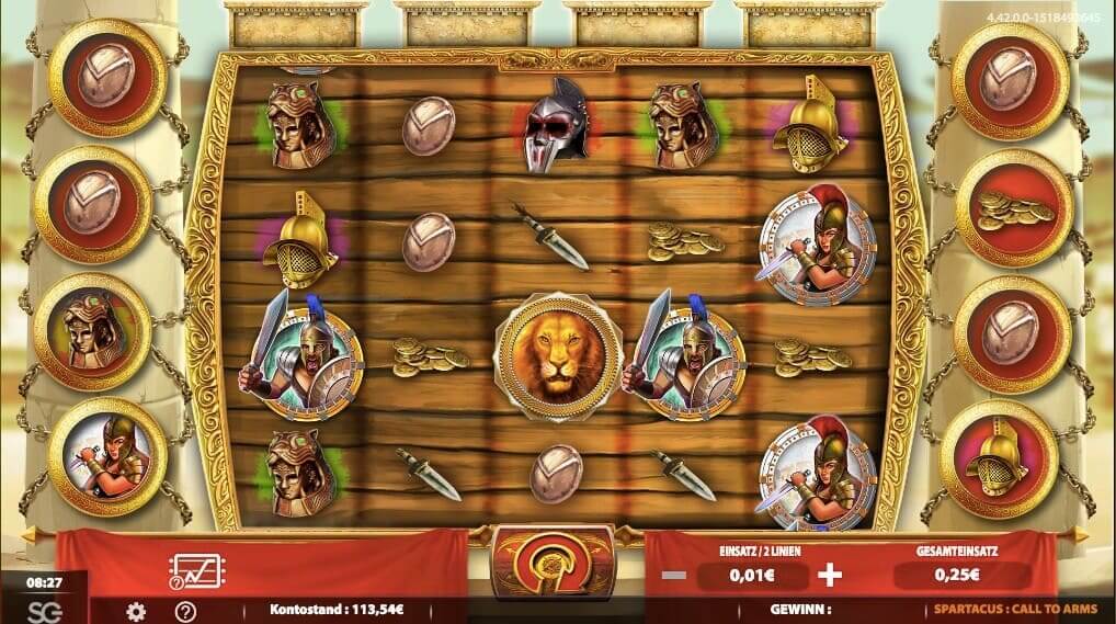 Spartacus Call To Arms Slot