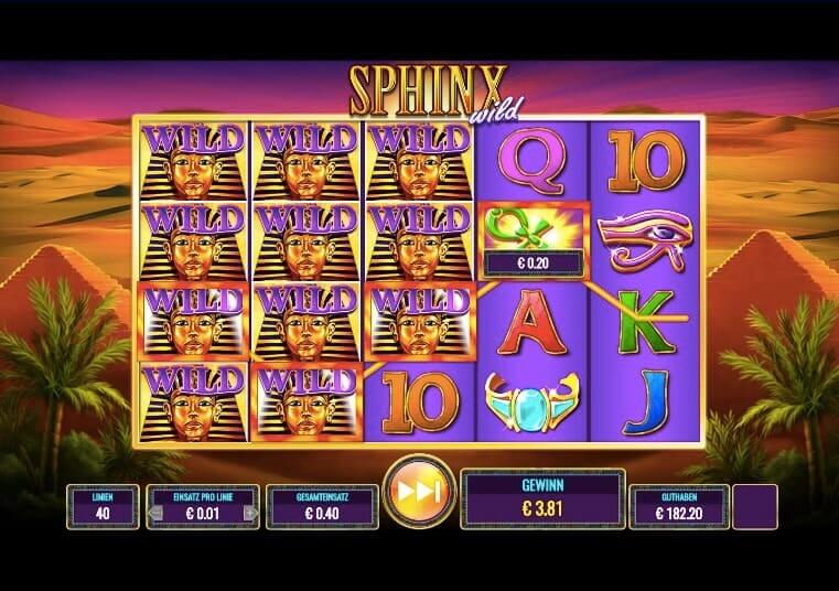 Sphinx Wild Slot Win