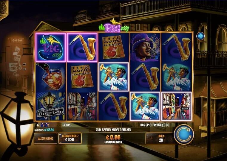 The Big Easy Slot Win