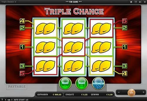 Triple Chance Slot Hintergrund