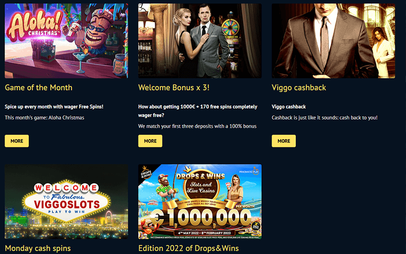 Bonusangebote bei Viggoslots