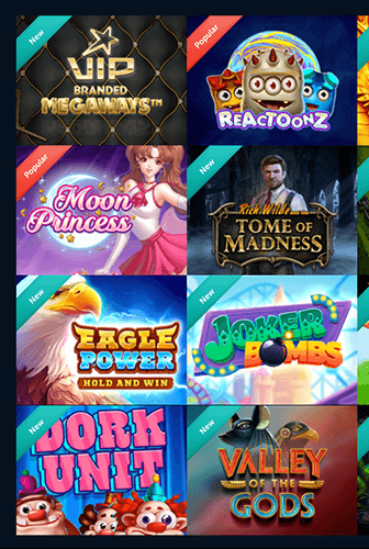 Viggoslots Spieleangebot
