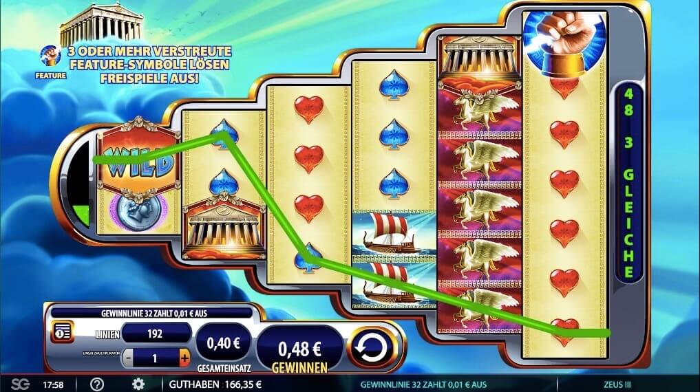 Zeus 3 Slot Win